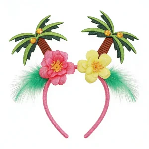 Stage Performance Hawaiian Theme Party Supplies Beach Vacation Inspired Headbands for Costume Props
