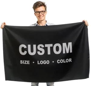 Standard Rectangular Flag Custom All Sizes Polyester Waterproof Custom Design Flag Outdoor Patriotic & Event Hanging