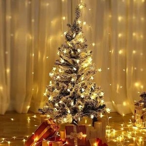 Star Curtain Fairy String Lights Ramadan Diwali Holiday Lighting 110-220V Battery Power USB