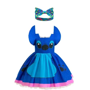 Stitch Movie Costume With Fluffy Gorgeous Details Perfect For Stage Performances Halloween Carnivals Occasions Skirt