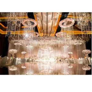 String Lace Curtain Wedding Decor for Wedding Ceremony