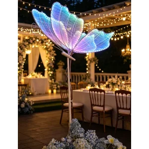 Stylish Wedding Decoration Heart Garland for Wedding Entrance Welcome Sign Area Wedding Party Decor