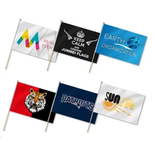Subli forward Ready to Ship Sublimation Blank Polyester Flag 21x14cm Anti pilling Custom Logo DIY Advertising Promotion