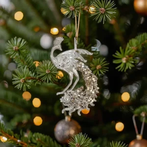 Sublimation Acrylic Islamic Modern Aluminium Metal Handicraft Hanging Christmas Pendant Glossy White