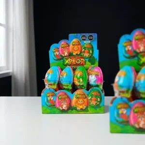 Sweet Chocolate For Egg With Toy Animal Theme Solid Box Packed Kids Blind Box Candy Supply