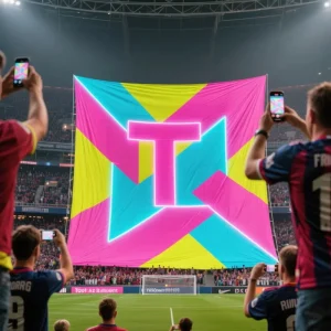TIFO Football Banner Campaign Display Match Event Banner Eco Friendly Full Color Printed Large Format Banner Stadium Flag Custom