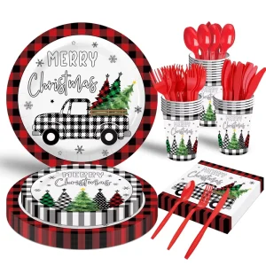 Tableware Disposable Cake Napkins Cups Plates for Wedding Reception with Sustainable Napkins