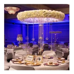 Tall Gold Metal Party Decoration Wedding Table Stand Centerpiece Flower Vases for Wedding Decorations