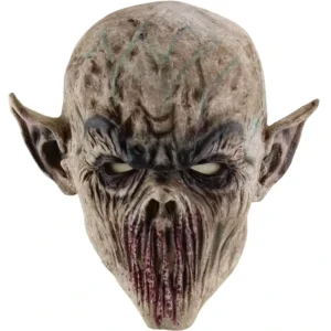 Terror Mask Beast Latex Animal & Zombie Demon Face Masks Bloodied Clown for Halloween Decorations
