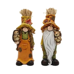 Thanksgiving Scarecrow Statue Autumn Decor Indoor and Outdoor Ornament