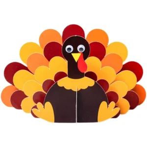 Thanksgiving Turkey Craft Kits Paper Thanksgiving Turkey Decorations 3D Table Ornaments