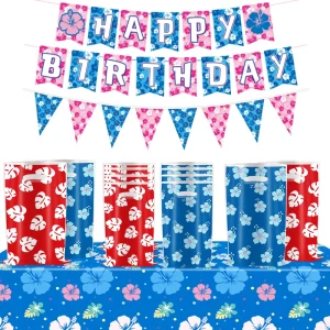 Themed Party Banners Flags Tablecloths Tableware for Children’s Parties