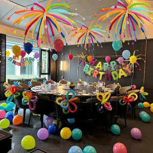 Thickened 260 Magic Latex Balloons for Children’s Birthday & Graduation Parties Happy Decoration Bouquet