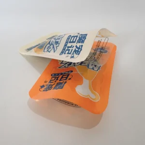 Three Side Sealed Pet Treat Gift Pouch for Holiday Gift Boxes