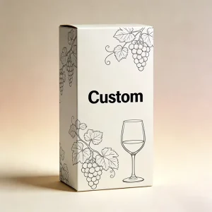 TongKun High End Single Bottle Brandy Tequila Gift Box Eco Friendly Recycled Materials Die Cutting Embossing Customizable