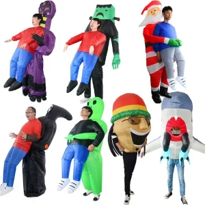 Top Seller Dress Halloween Inflatable Dinosaur for Party Inflatable Suit Costume Funny Party Dino MascotCostume