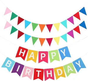 Totem Colorful Felt Banner Bunting Birthday Pennant Wedding Garland Christmas Party Decoration Flags