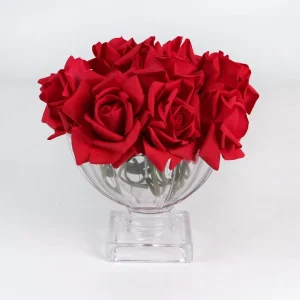 Touch Moisturizing Rose Simulation Flower Arrangement Bride Holding Flower Luxury Decorative Flower Factory Price