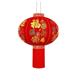 Traditional Chinese Red Lantern Accept Customized Red Festival New Year Lantern Popular New Year Decoration