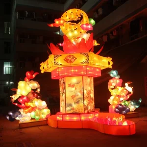 Traditional Festival Chinese Lanterns Outdoor Decorative Lanterns Holiday Lantern for Street Decoration