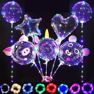Translucent LED Lights up Illuminating Air Balloons for Party Wedding Celebrations Festival Decoration