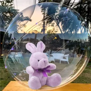 Transparent Bobo Balloon Suppliers Reusable Party Decoration Wedding Birthday Pre Stretched Wide Neck Bobo Balloon