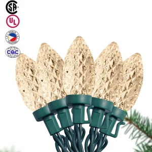 US Christmas Lights 100 220V IP44 Long Lifespan Indoor Outdoor Holiday Decor