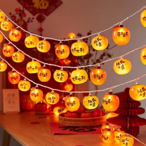 USB Festive Atmosphere Colorful String Lights with Chinese Style String Lights Suitable for Holiday Scene Decoration