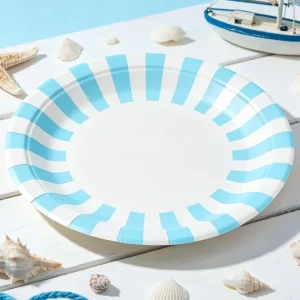 Unbleached Heat Resistant Oil Proof Dinner Lunch Biodegradable Disposable Dessert Cake Paper Plate
