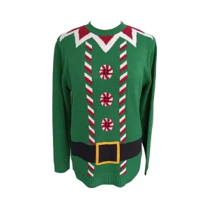 Unisex Anime Adult Carnival Cosplay Costume Set with Santa Claus & Girl Themes Polyester Sweater Digital Printing OEM Service