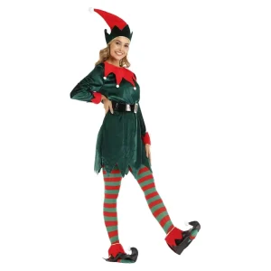 Unisex Elf Suit for Adults Christmas Party Costume Atmosphere Highlight for All Genders