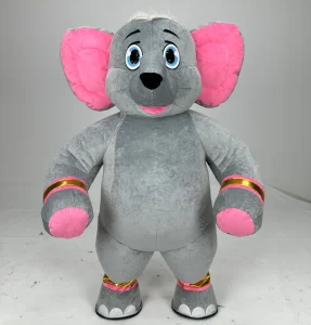 Unisex Giant Inflatable Elephant Costume Large Adult Inflatable Elephant Mascot Costume for Party Usage