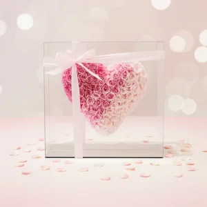 Valentine Mother’s Day Christmas Easter Graduation New Year Gifts Preserved Rose Acrylic Gift Box Home