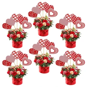 Valentine’s Day Decoration Triangle Vase Plug in Layout Props Couple Wedding Party Supplies