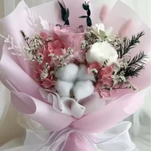 Valentine’s Day Gift Premium Eternal Flower Bouquet Thanksgiving
