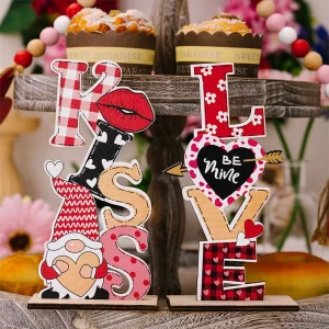 Valentines Day Gifts for Wife Girlfriend Love Table Decorations Anniversary Birthday Signs for Table Wedding Party Home Decor