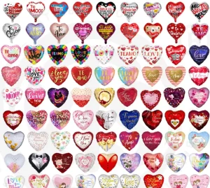 Valentine’s Day Heart-shaped Aluminum Balloon Holiday Party Decoration