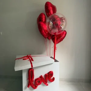 Valentine’s Day Party Balloon Set One piece love Suitable for Decoration of Valentine’s Day Anniversary Birthday Parties