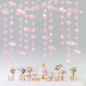 Valentine’s Day Party Decorations Love Flowers Hanging Swirl Mother’s Day Bachelorette Party Birthday Party Wedding Anniversary