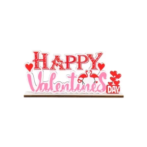 Valentine’s Day Table Party Decorations Wedding Decoration Romantic Dinner Wooden Decor