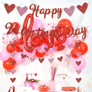 Valentine’s Day Wedding Background Wall Decoration love Stretch Wedding Wedding Birthday Decoration Stretch