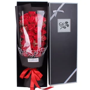 Valentine’s Day Wedding Decorations Artificial Soap Rose Bouquet for Home Decoration and Mother’s Day 10 Boxes Easter Flowers