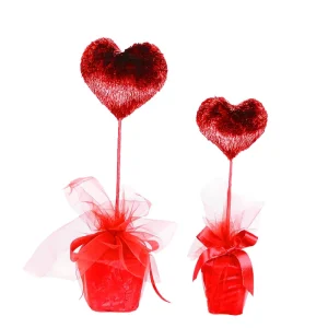 Valentine’s Day Wedding Table Centerpiece Small Heart Shaped Home Decorations