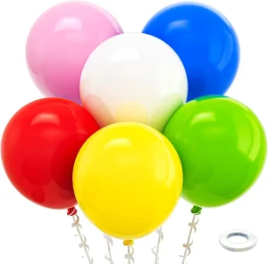 Various Colorful Latex Helium Balloons Party Weddings Graduation and Other Festive Bright Decorations 12 Inch Balloons