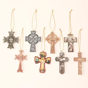 Various Resin Religious Cross Pendants Religious Icon Decorative Items and Christian Gift Pendants