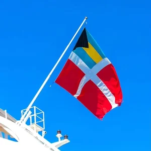 Vessel Flag Bahama Flag Waterproof Polyester Flag for Yacht Ship Marine Activities