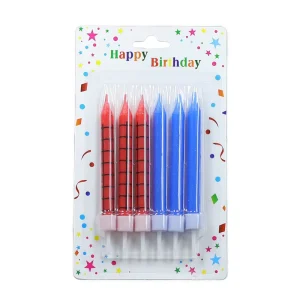Vibrant Coloured Customized Digital Printed Romance Theme Sparkling PVC Box Wax Candles Multiple Styles for Party Decor