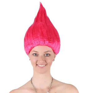 Vibrant Multicolor Party Synthetic Troll Wig Rainbow Colors for Festival Events Eye Catching Blend