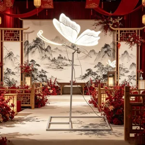 Vibrant Party Decorations With Hanging Ornaments Suitable For Wedding Celebration And Post Wedding Party To Keep Festive Mood