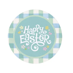 Vietnam Happy Easter Party Decorations Round Thick Absorbent Paper Coaster for Drinking
